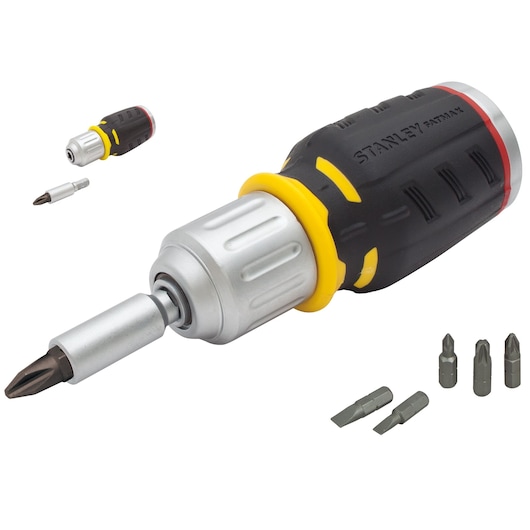 Giravite nano portainserti a cricchetto FatMax® con 6 inserti
