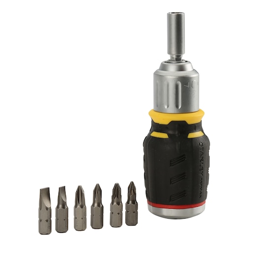 Giravite nano portainserti a cricchetto FatMax® con 6 inserti