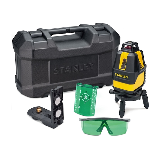 Livella laser STANLEY® multilinea SML360 - Raggio verde