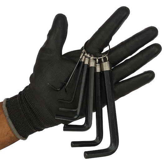 Set di portachiavi esagonali STANLEY® (10 pezzi)