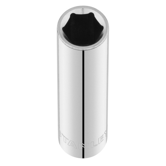 STANLEY STMT86096-0 chrome socket tool photographed from front on white background.