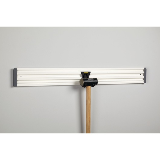 STANLEY STST82607-1 tool organizer rail holding hammer, wall-mounted, photo of product front view.